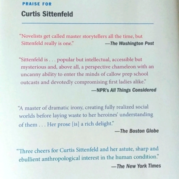 CURTIS SITTENFELD BEST SELLING AUTHOR YOU THINK IT I'LL SAY IT STORIES NWOT - Picture 6 of 12